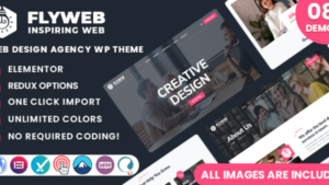 Flyweb-Web-Design-Agency-WordPress-Theme-Nulled-300x169